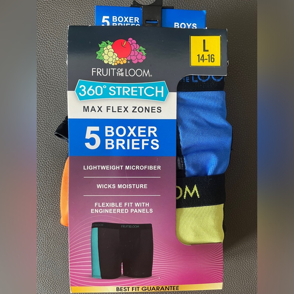 Boys boxer briefs size L